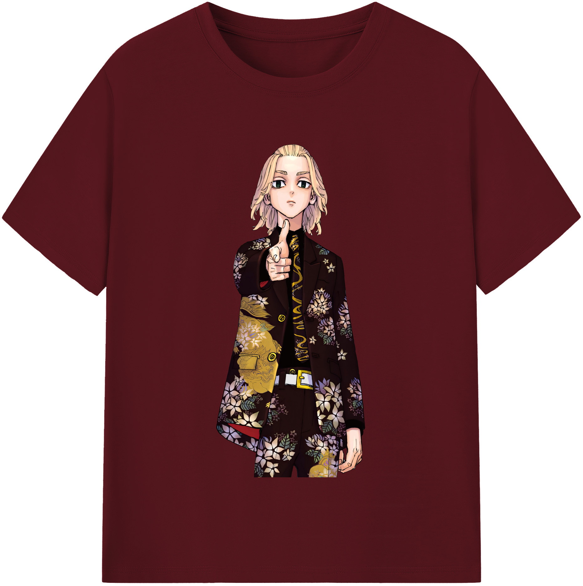 （画像用） 東京リベンジャーズ Tokyo Revengers 綿100％半袖Tシャツ（フロントプリント）